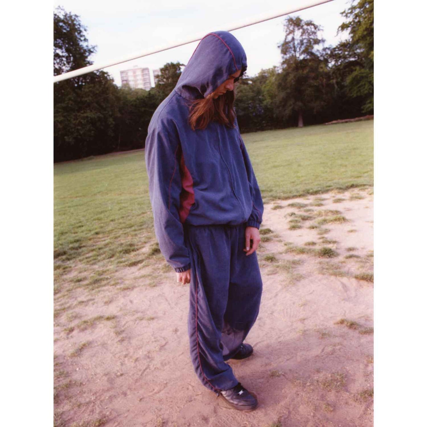 LUNA TRACKSUIT (NAVY/RED)