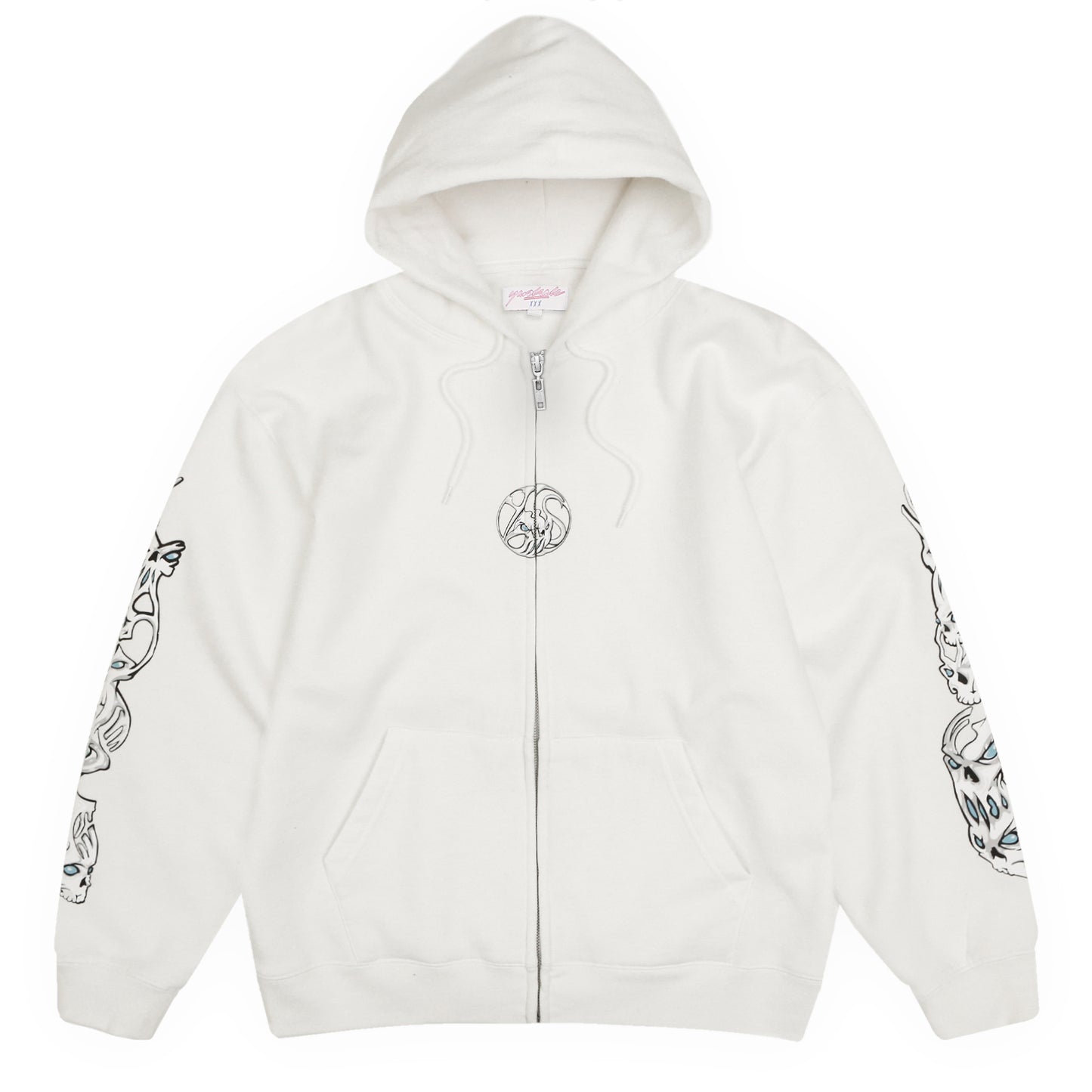 Bullseye Hood (White)