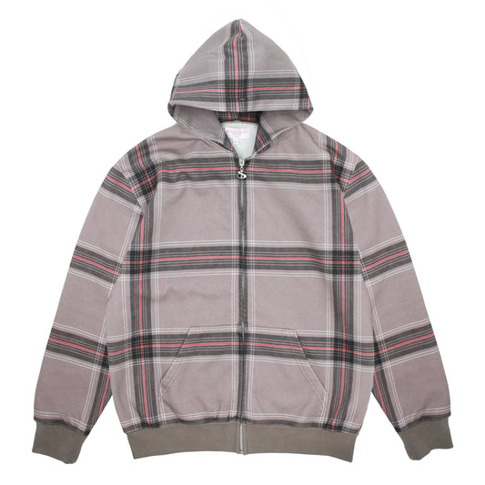 Crib Checked Hood (Grey)