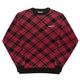 Plaid Knit (Red/Black)