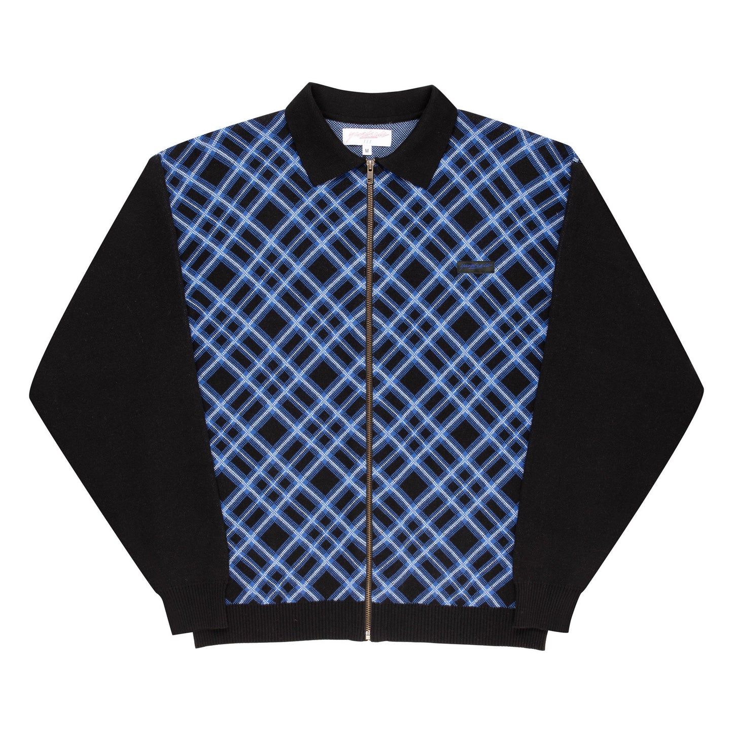 Riviera Zip Knit (Black/Blue)