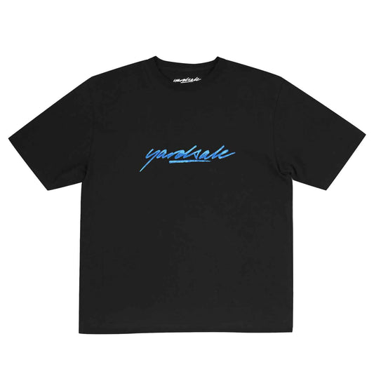 SCRIPT SLUDGE T-SHIRT (BLACK)